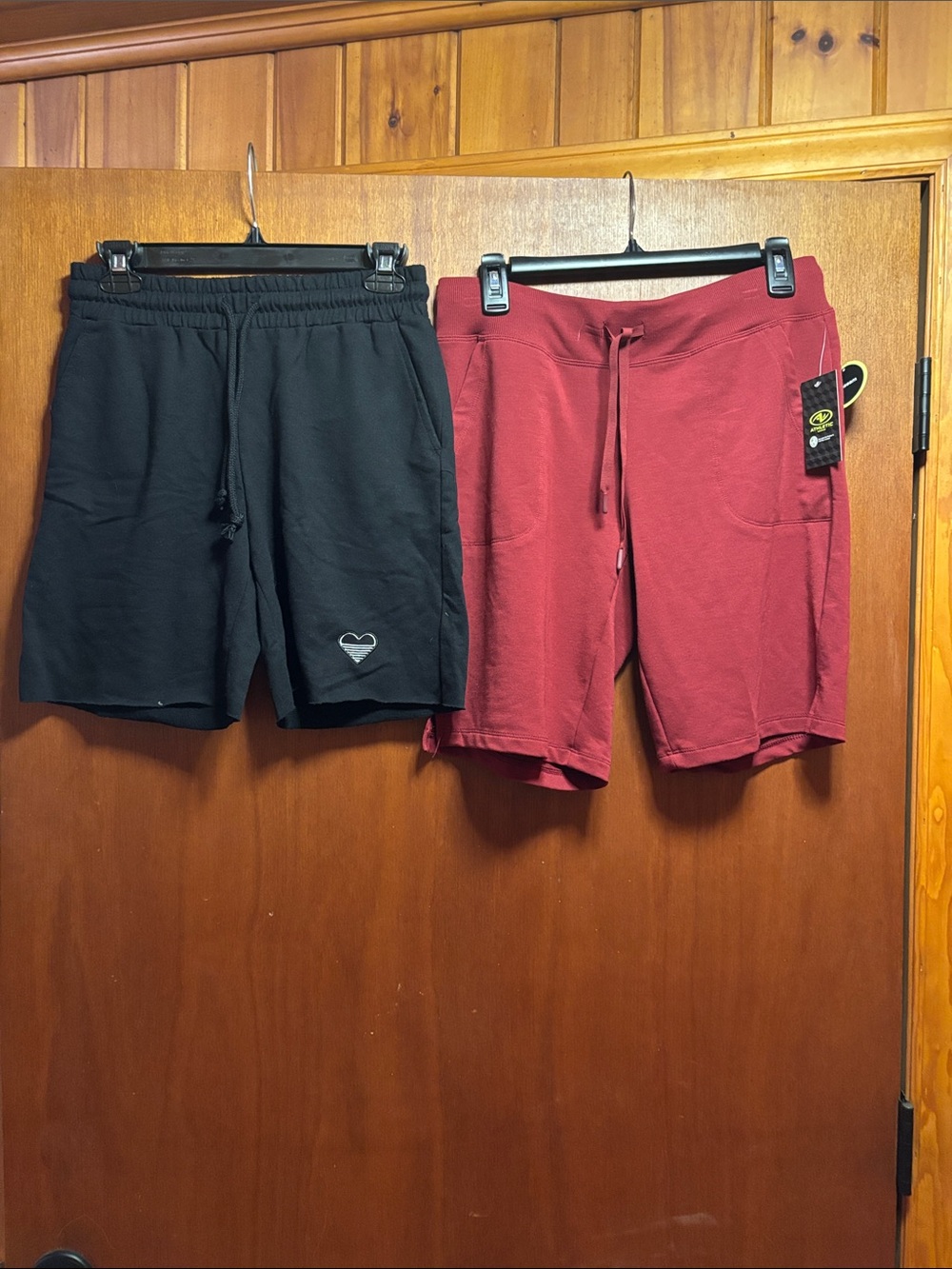 No Boundaries Black and Red Women's Bermuda Shorts Set